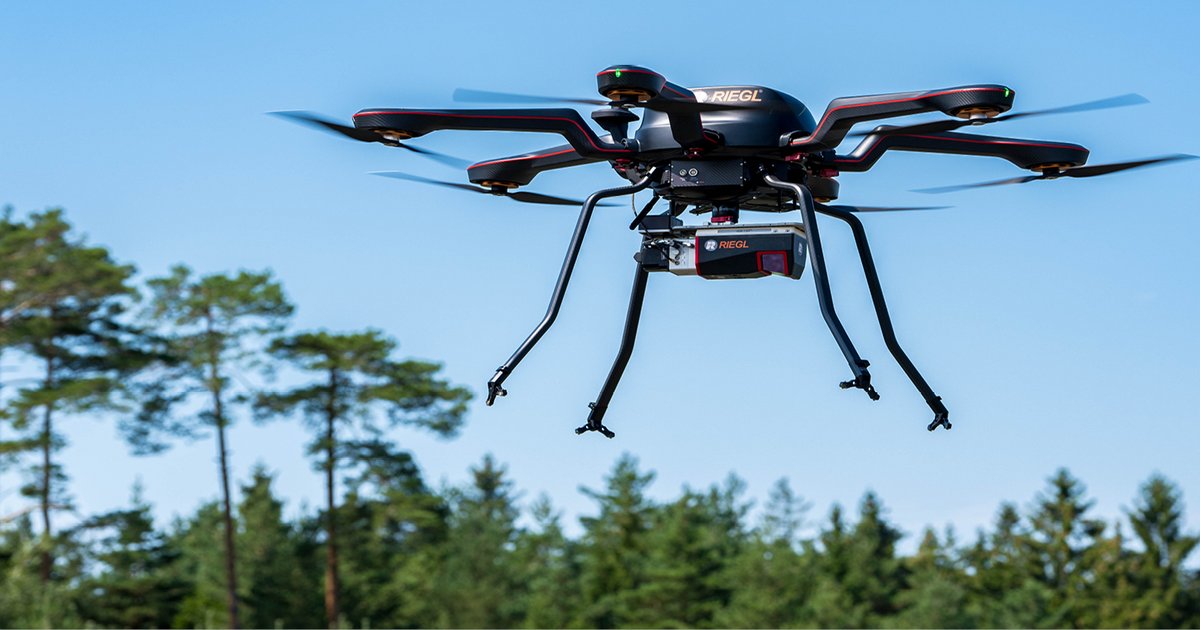 RIEGL UAV-based laser scanners (ULS) acquire data utilizing high