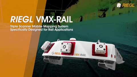 <em>RIEGL</em> VMX-RAIL: Triple Scanner Mobile Mapping System