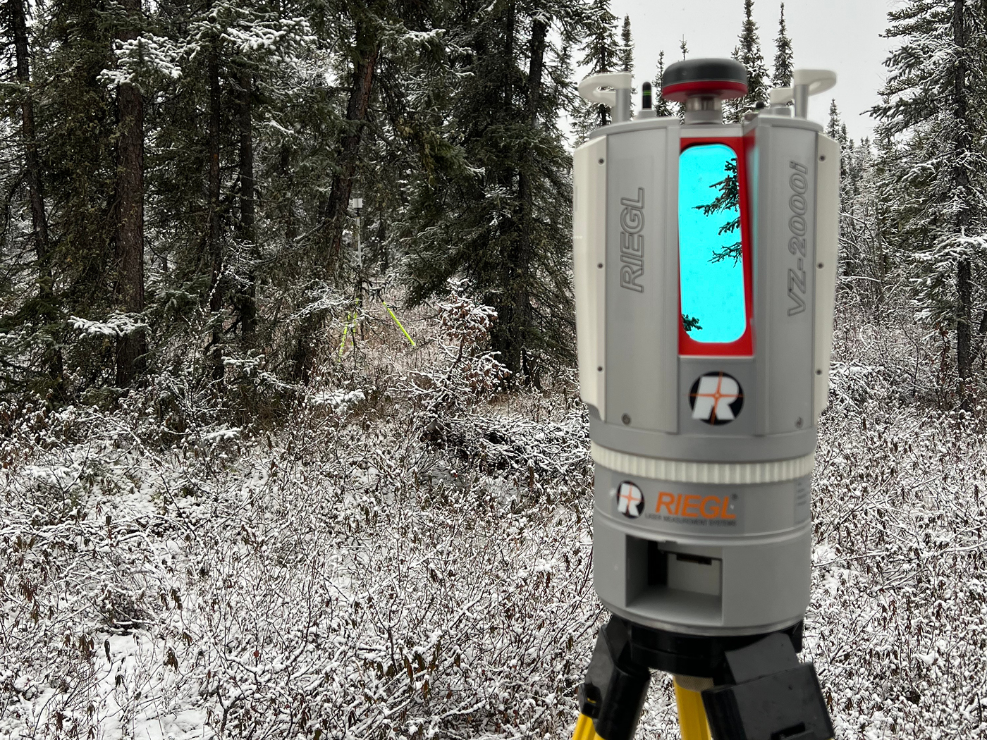 RIEGL VZ-2000i used to study permafrost and the effects of climate change in Fairbanks, Alaska.