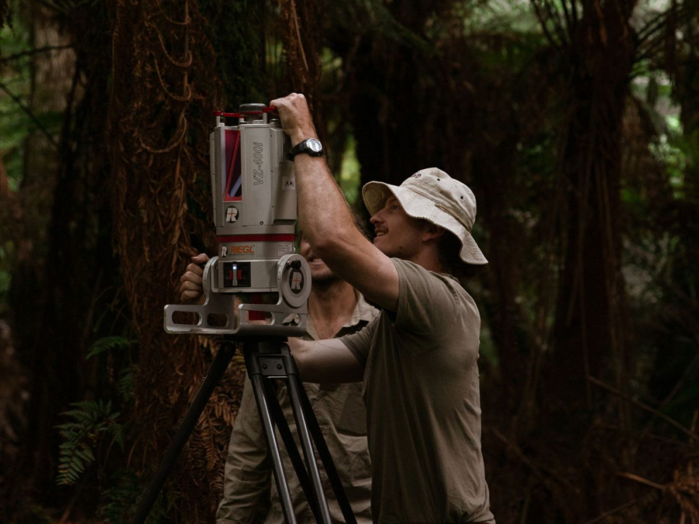 ArborMeta is using the RIEGL VZ-400i to improve forest science and measure: forest structural attributes, biomass, biodiversity, forest cover, disturbance events and temporal change within an ecosystem. (photo by courtesy of ArborMeta Py Ltd)