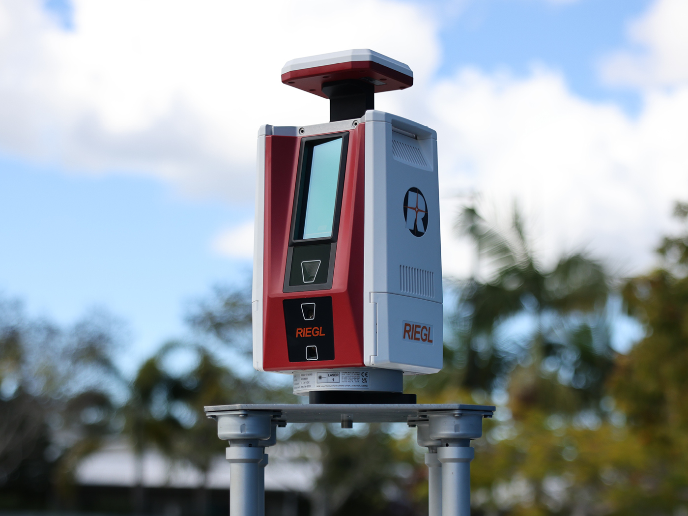 Kinematic data acquisition performed with the RIEGL VZ-600i.