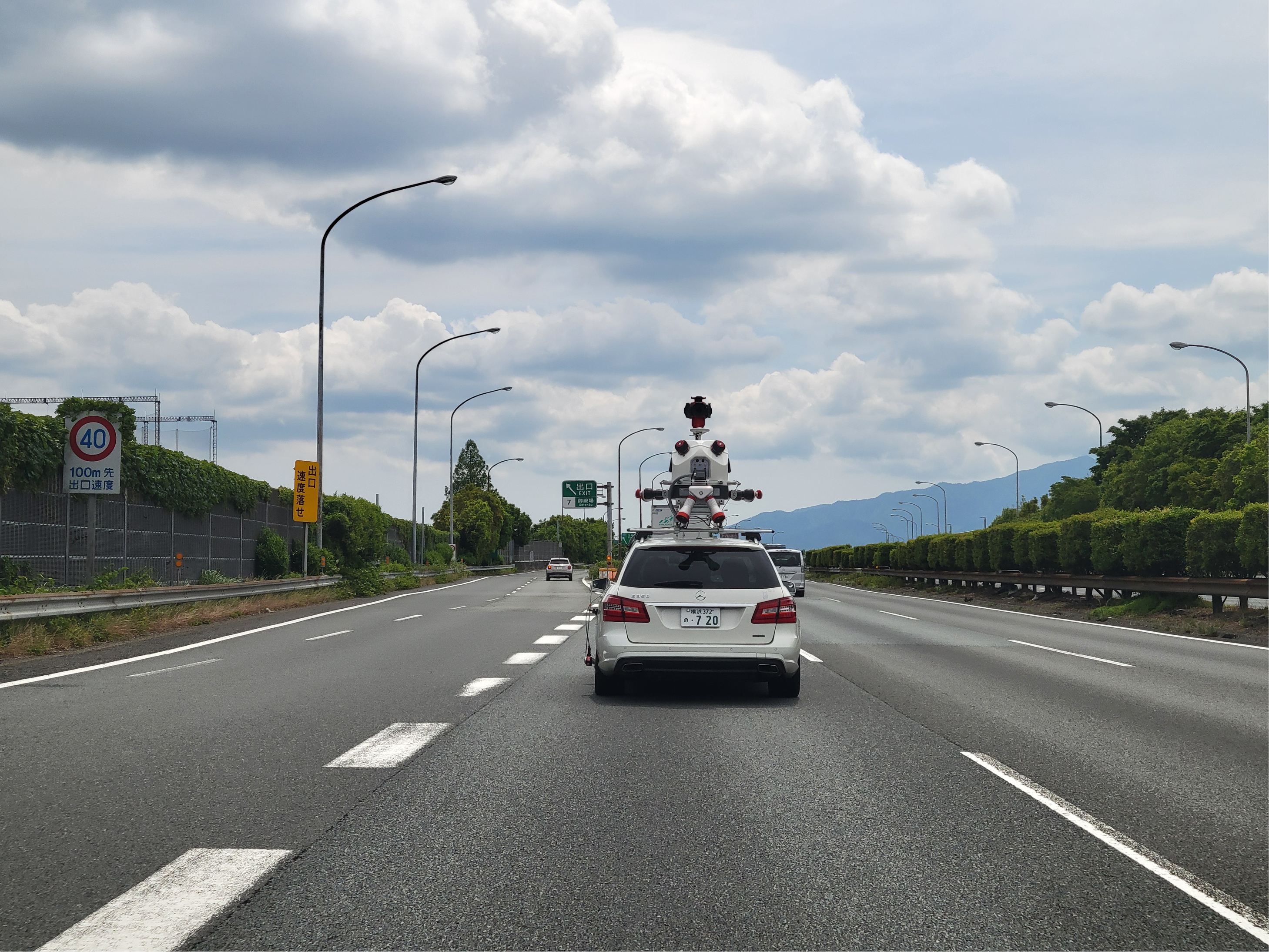 <em>RIEGL</em> VMX-3HA during data acquisition in Japan.