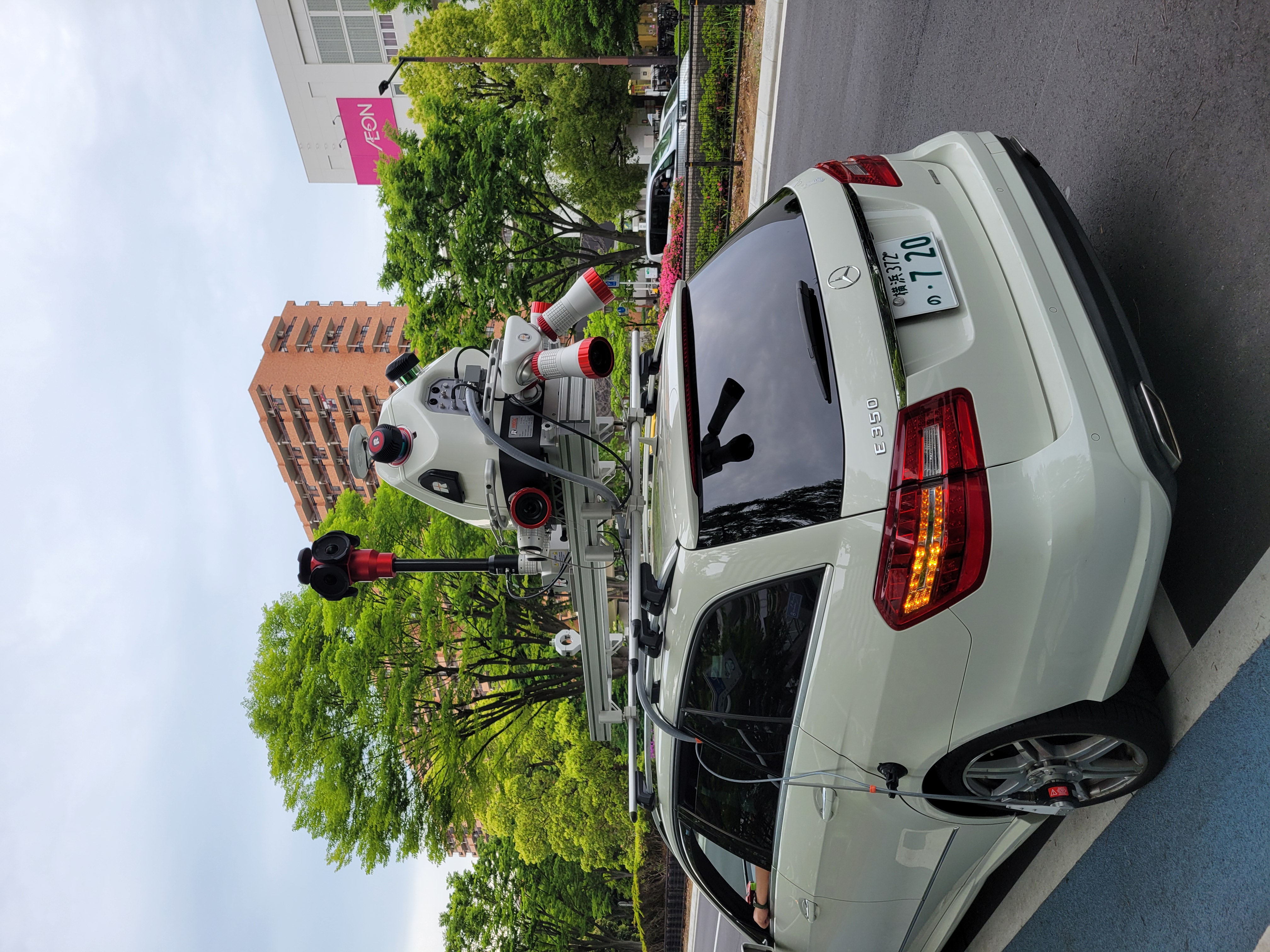The <em>RIEGL</em> VMX-3HA is pictured here in action in Japan.