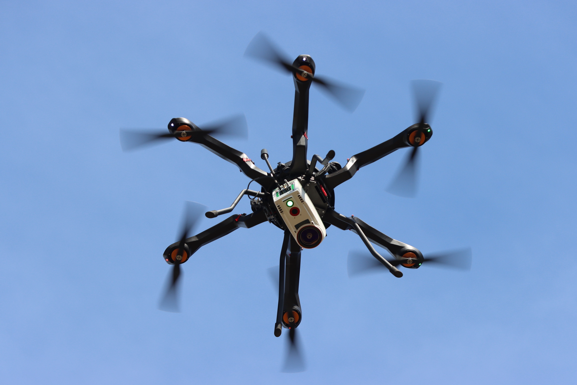 The <em>RIEGL</em> VUX-820-G ready for topo-bathymetric survey