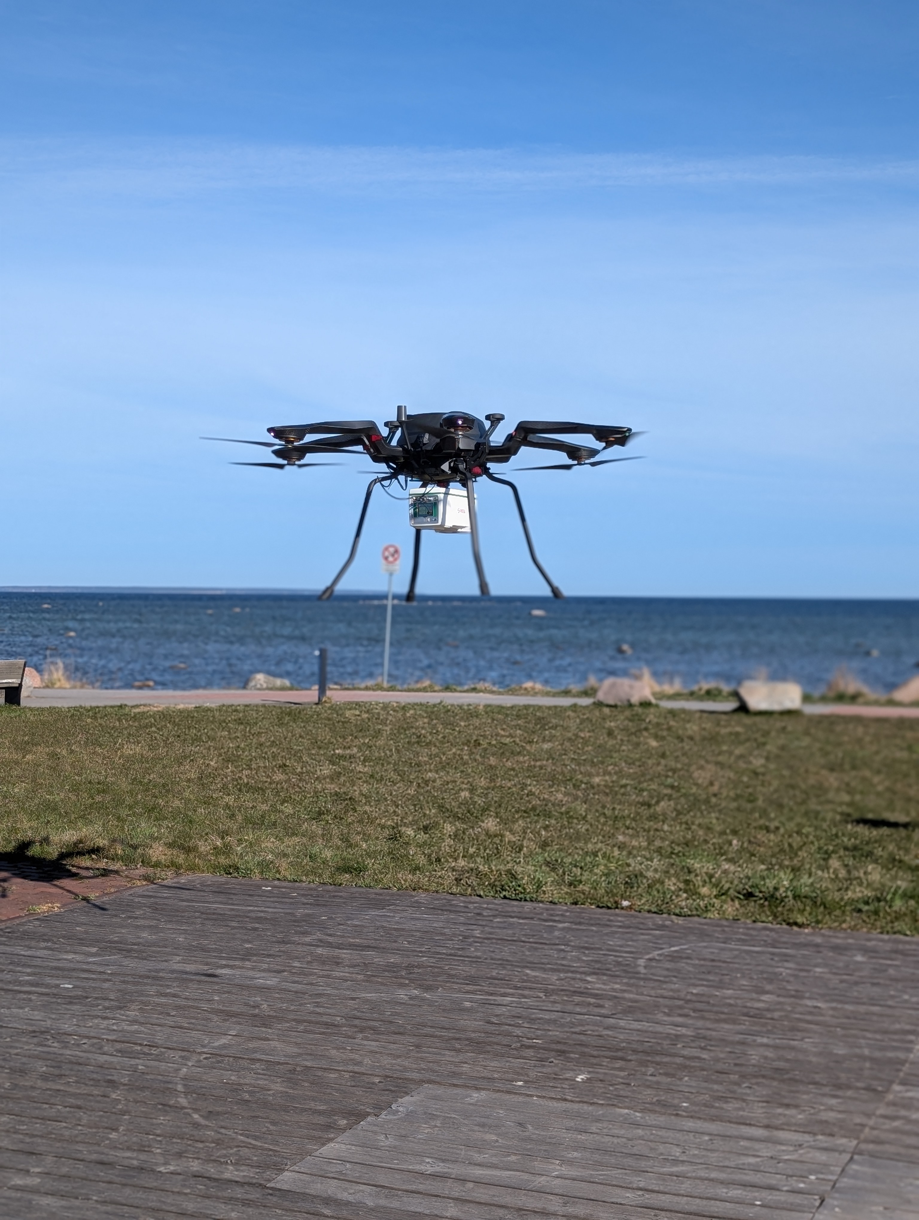 During a demonstration organised by Nordic GeoCenter, the <em>RIEGL</em> VUX-820-G scanned the maritime area of the Kopli waterfront in Talinn, Estonia. 
