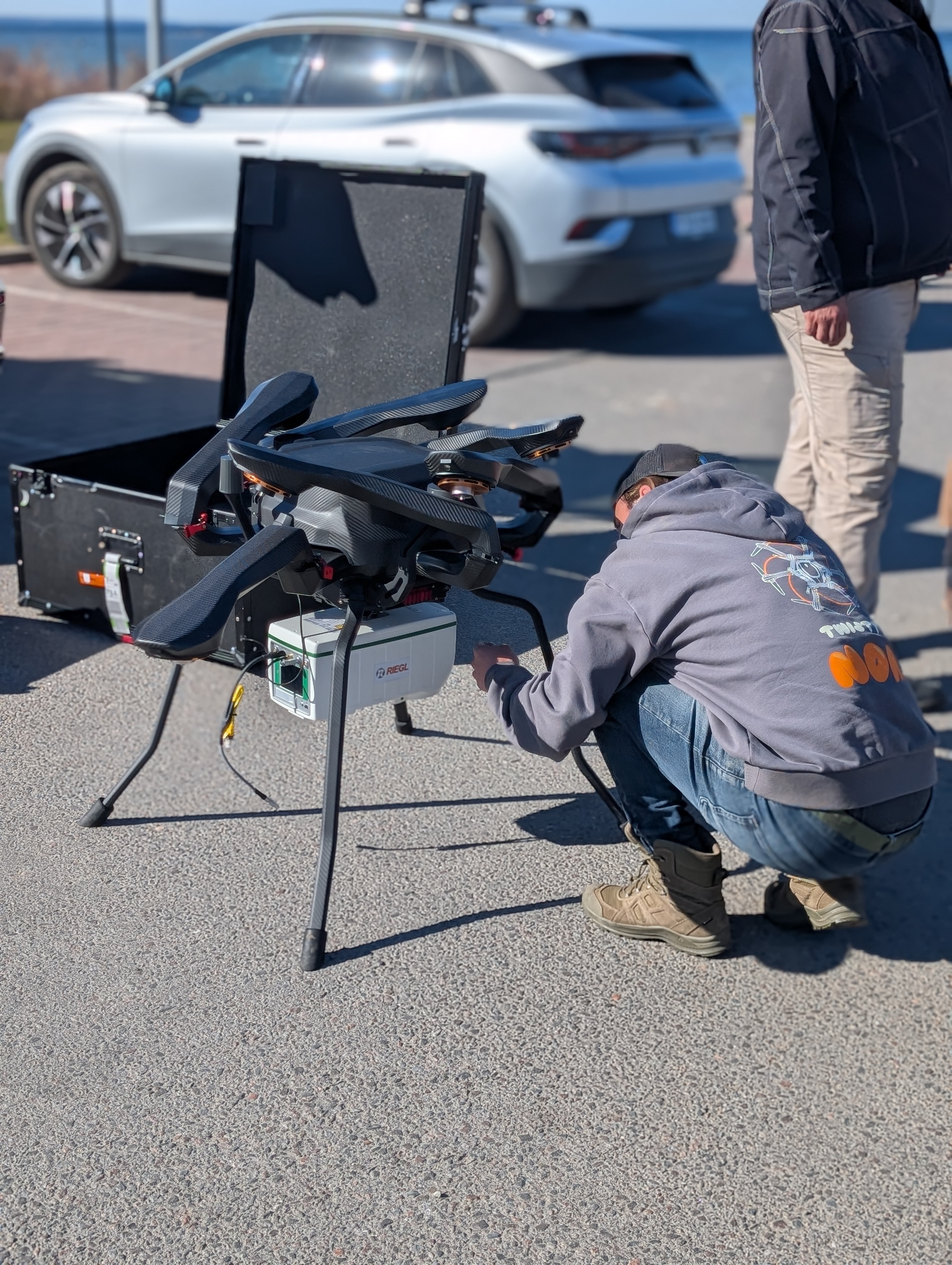<em>RIEGL</em> VUX-820-G and Acecore NOA getting ready for a demo in Tallinn, Estonia.