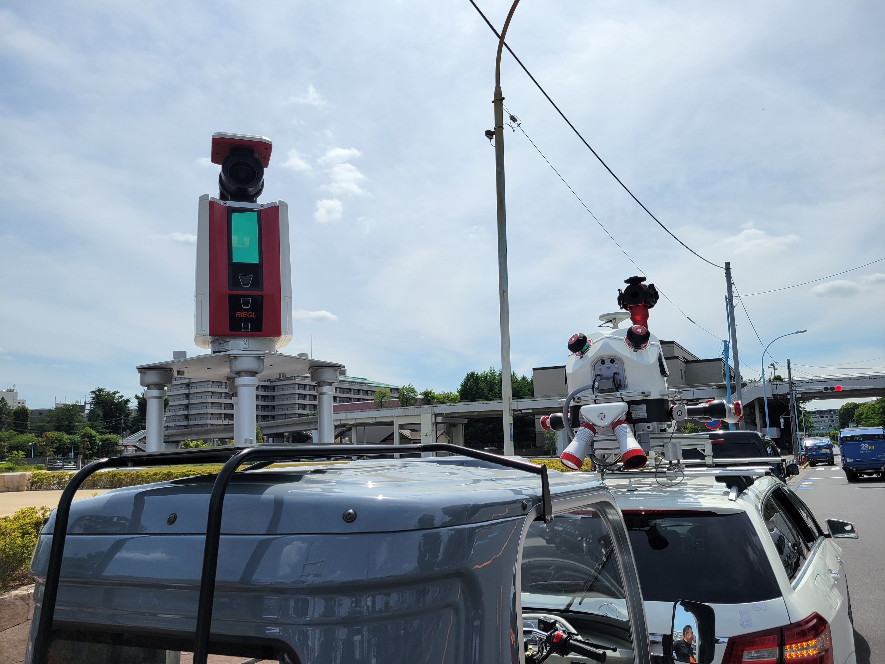 The <em>RIEGL</em> VZ-600i and the <em>RIEGL</em> VMX-3HA are demonstrating kinematic data acquisition in Japan.