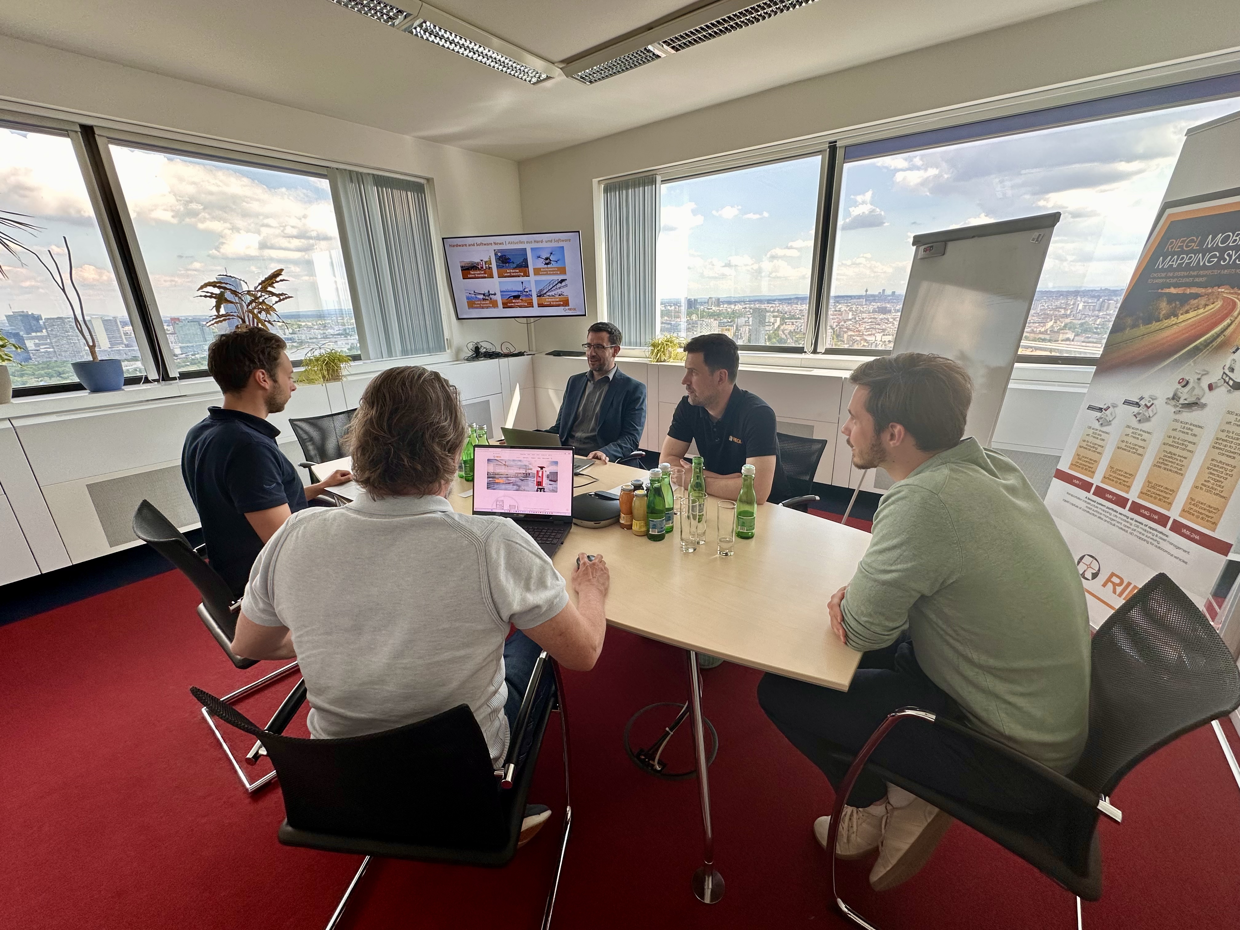 Meeting room at <em>RIEGL</em>'s Vienna office