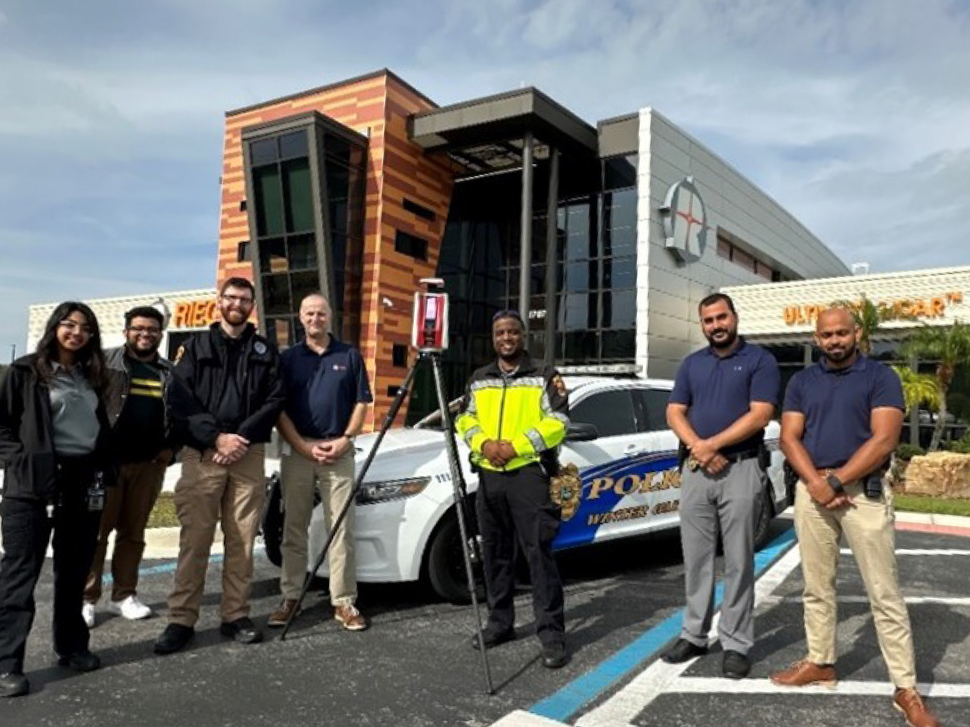 Winter garden, FL Police Department and their #RIEGL #VZ-600i used for Forensic Purposes